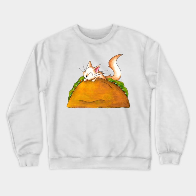 Taco Tuesday Crewneck Sweatshirt by KristenOKeefeArt